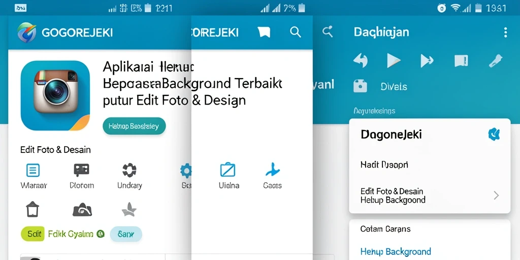 Antarmuka GOGOREJEKI untuk fungsi Hapus Background yang mudah digunakan.