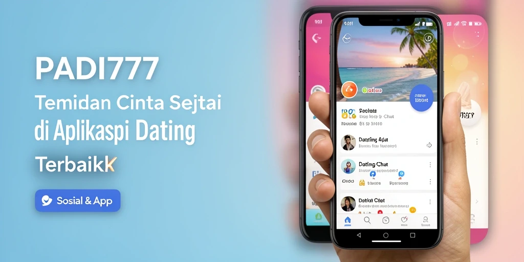 Antarmuka modern dan menarik dari aplikasi PADI777.