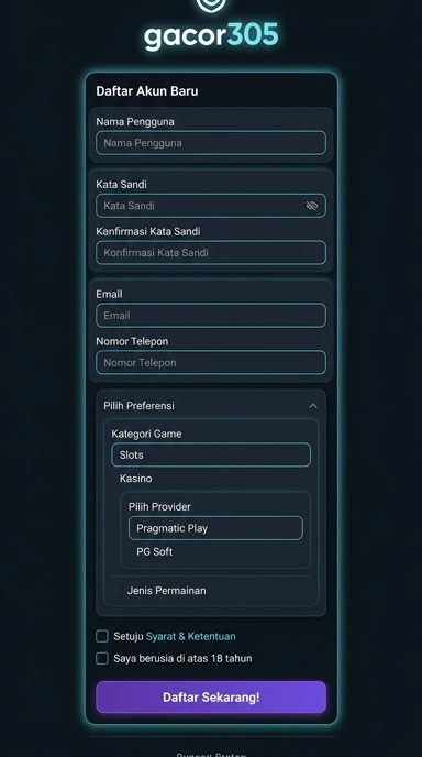 Cara Mudah Buat Akun gaco305 di Android